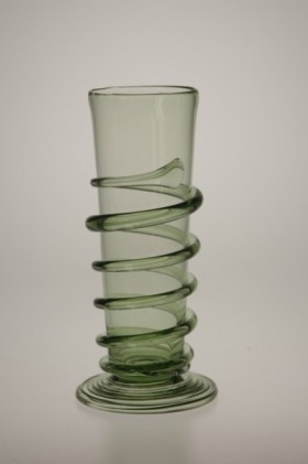 Renaissance goblet with spin - small - 31 - historical glass