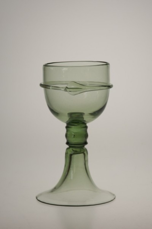 Goblet Courtesan Veronica Franco - 18 - historical glass
