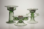Candlestick with snails - 23 - historical glass