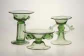 Candlestick with snails - 23 - historical glass