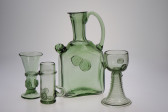 Bottles square - 48 - historical glass