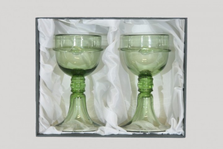 Gift package - 2 goblets Courtesan Veronica Franco - D-2x18 - historical glass