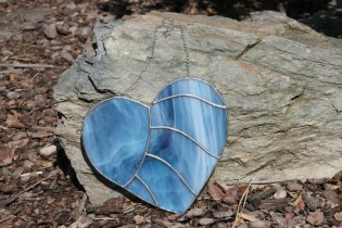 heart - historical glass