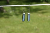 earrings sky small - historical glass