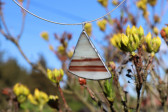 jewel brown triangle - historical glass