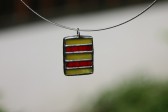 jewel red and yellow - historical glass