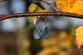 earrings from the sea - historical glass