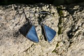 earrings sea - historical glass