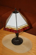 Tiffany lamps four-color - historical glass