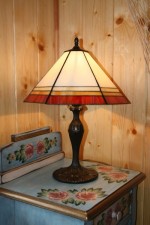 Tiffany lamps four-color - historical glass