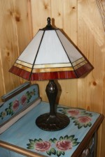 Tiffany lamps four-color - historical glass