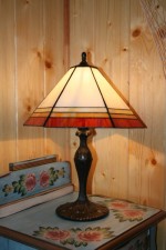 Tiffany lamps four-color - historical glass