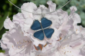 jewel flower blue - historical glass