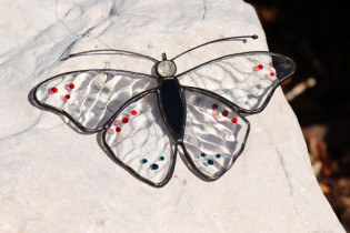 butterfly for - historical glass