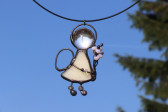 little angel on the neck - historical glass