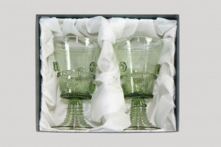 Gift package - 2 goblets Romer straight - D-2x05 - historical glass