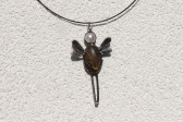 angel from stone - historical glass
