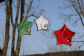 Christmas stars  - historical glass