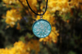 Jewelry of resin - historical glass
