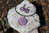 Jewelry of resin - historical glass
