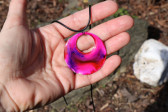 Jewelry of resin - historical glass