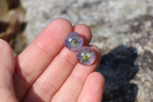 earrings - historical glass