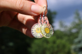 earrings - historical glass