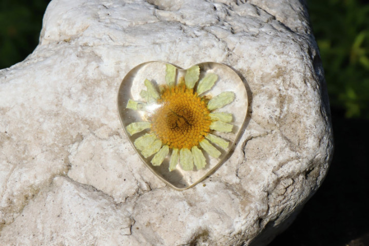 Jewelry of resin - historical glass