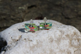 earrings - historical glass