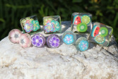 earrings - historical glass