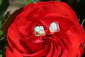 earrings - historical glass