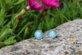 earrings - historical glass