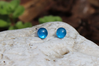 earrings - historical glass