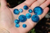 buttons - historical glass
