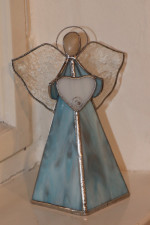 blue angel - historical glass