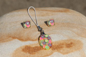 earrings - historical glass