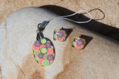 earrings - historical glass