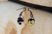 earrings - historical glass