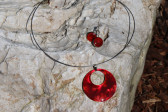 Jewelry of resin - historical glass