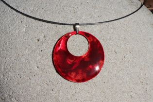 Jewelry of resin - historical glass