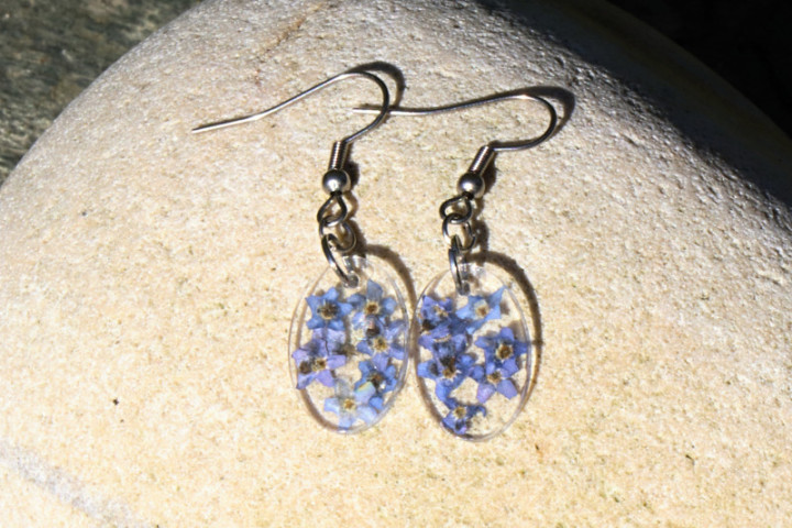earrings - historical glass