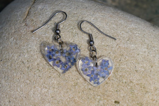 earrings - historical glass